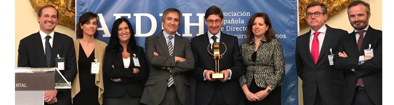 José Ignacio Goirigolzarri, premiado como Mejor Gestor de Personas por la AEDRH