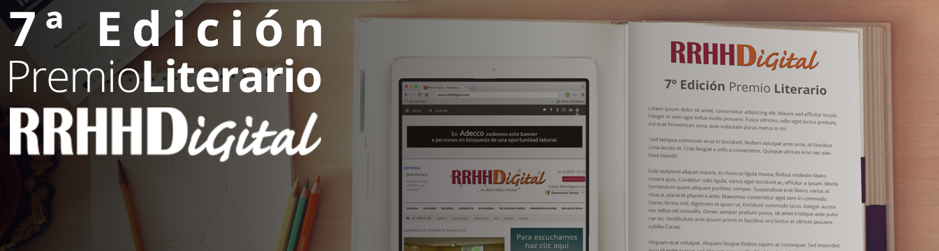 Abierto el plazo para la recepción de artículos del 7º Premio Literario RRHHDigital.com