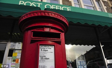 Los empleados de correos de Reino Unido, a la huelga