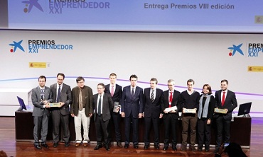 La Caixa e Industria entregan los Premios EmprendedorXXI