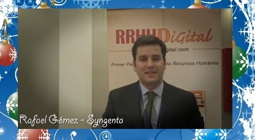 Felicitación navideña de Rafael Gómez, director de RRHH de Syngenta Iberia