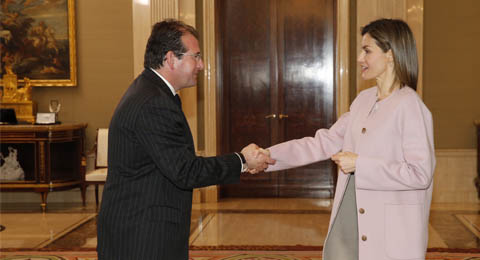 La Reina Letizia recibe en audiencia a la Fundación Human Age Institute