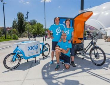 Dos jóvenes emprendedores vallisoletanos crean una empresa de reparto en bicicletas