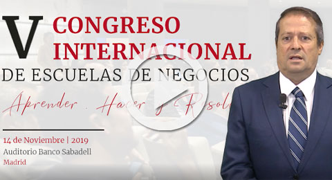 José Manuel Vázquez (Banco Sabadell): "Participar en el Congreso Internacional de Escuelas de Negocios se ha convertido en tradición"