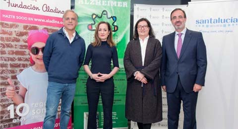 SANTALUCÍA firma un acuerdo de colaboración con CEAFA, Fundación Aladina y AECC