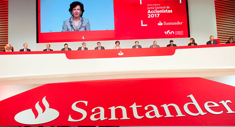 La Junta de Accionistas de Santander, primera certificada por Sostenibilidad