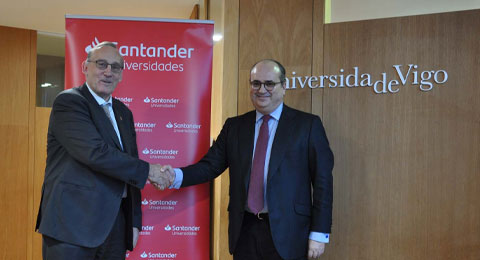 Educación, emprendimiento, empleabilidad e impulso a la transformación digital, los ejes estratégicos del acuerdo entre la UVigo y el Santander