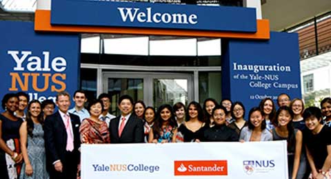 La movilidad internacional promovida por Santander Universidades y Yale NUs Collegue