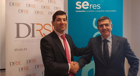 Acuerdo de colaboración de Fundación SERES y DIRSE para fortalecer la RSE