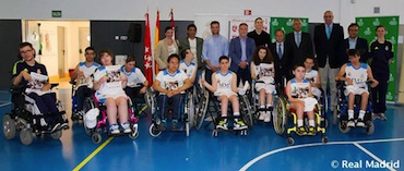 Presentada la segunda escuela sociodeportiva de baloncesto en silla de ruedas de la Fundación Real Madrid