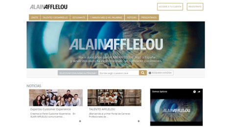 Talento AFFLELOU, nuevo portal de carreras profesionales