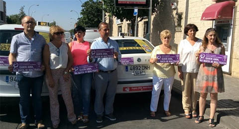 Los taxistas de Córdoba lanzan una campaña contra la violencia de género