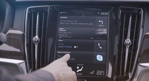 Volvo incluye Skype en sus modelos de la Serie 90