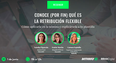 ¡Aún puedes inscribirte al webinar sobre retribución flexible y cómo aplicarla en la nómina!