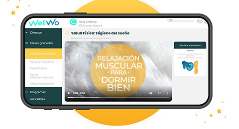 La plataforma saludable de WellWo incluye la higiene del sueño como una pieza vital para la salud integral de los colaboradores