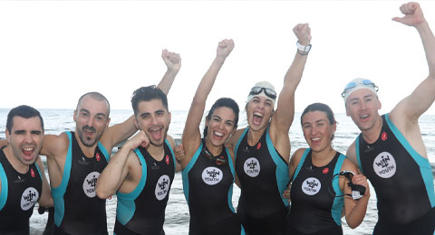 Los empleados de Adecco participan en el Triatlón Ocean Lava Lanzarote por una gran causa