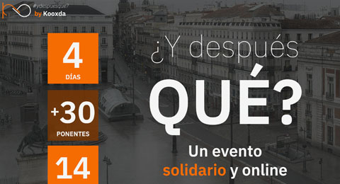 Ya puedes inscribirte en el evento solidario digital '#YDespuésQué?'
